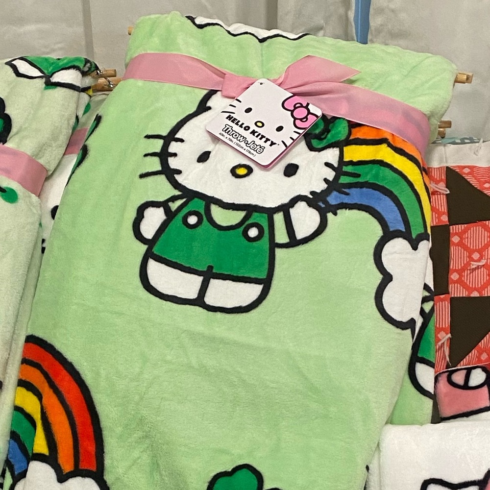 FIRST REASONABLE OFFER GETS IT Hello Kitty Rainbow Blanket